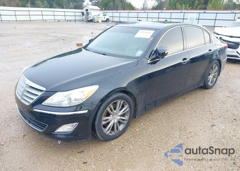2013 Hyundai Genesis 3.8 из США, поврежденный, VIN KMHGC4DD9DU252110